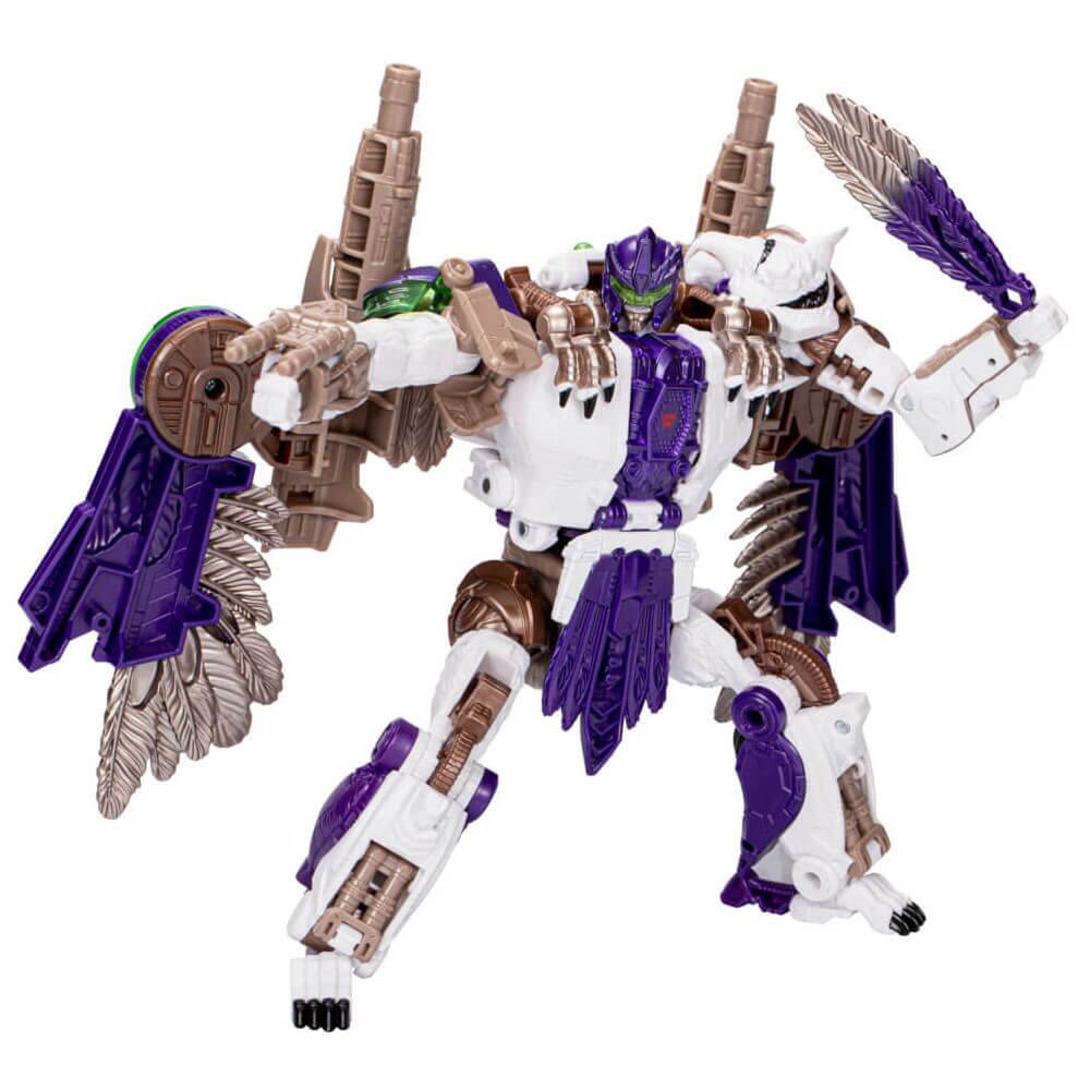 Hasbro F8550 7.5 inch Transformers Legacy United Leader Class Beast Wars Universe Tigerhawk Action Figure - Black