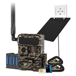 Yellowstone - Y2 4G-LTE Trail Camera Bundle with Solar Panel and Accessories