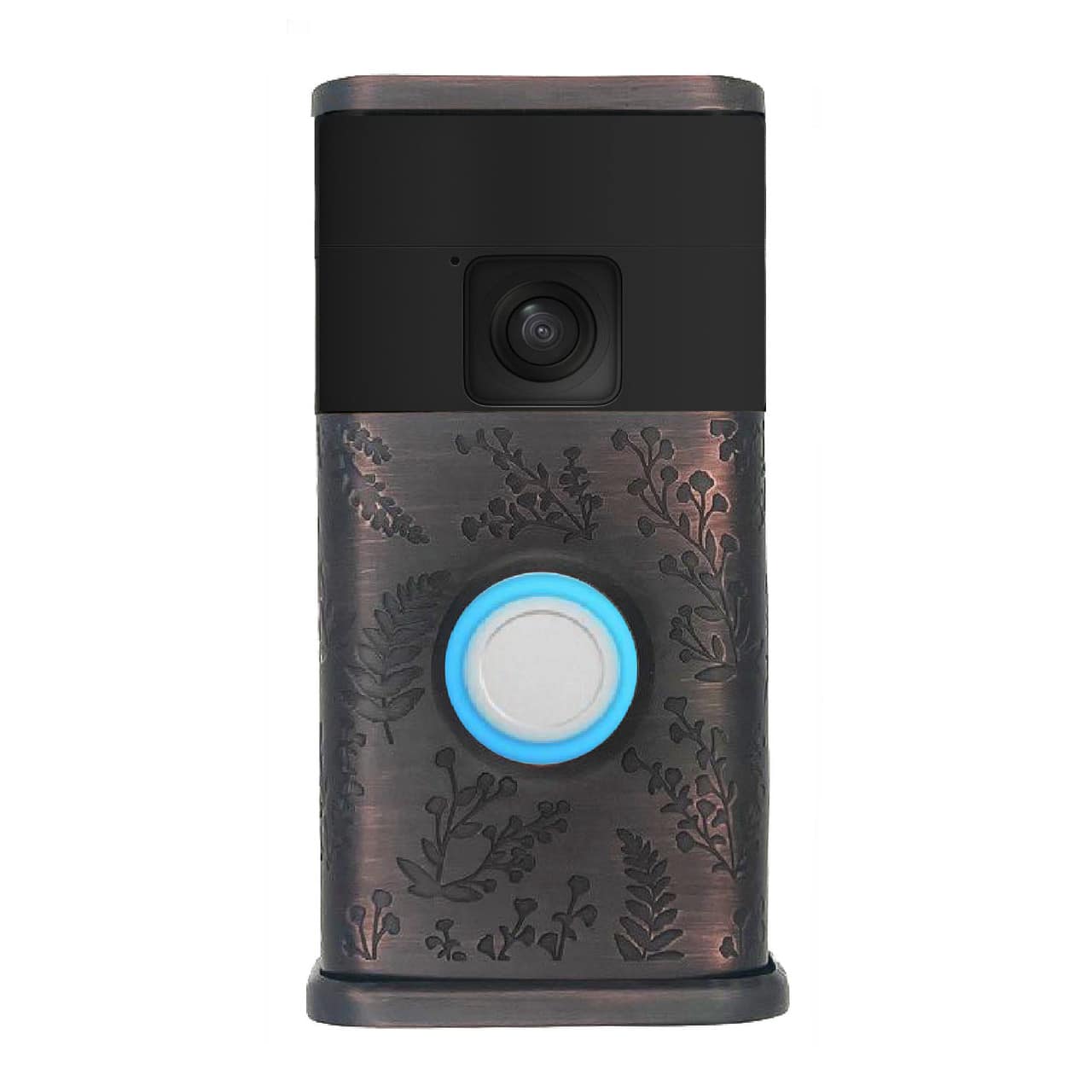 Michael Healy - Wildflower Video Doorbell Cover (Ring Battery Doorbell 2024 Release) - Oiled Bronze
