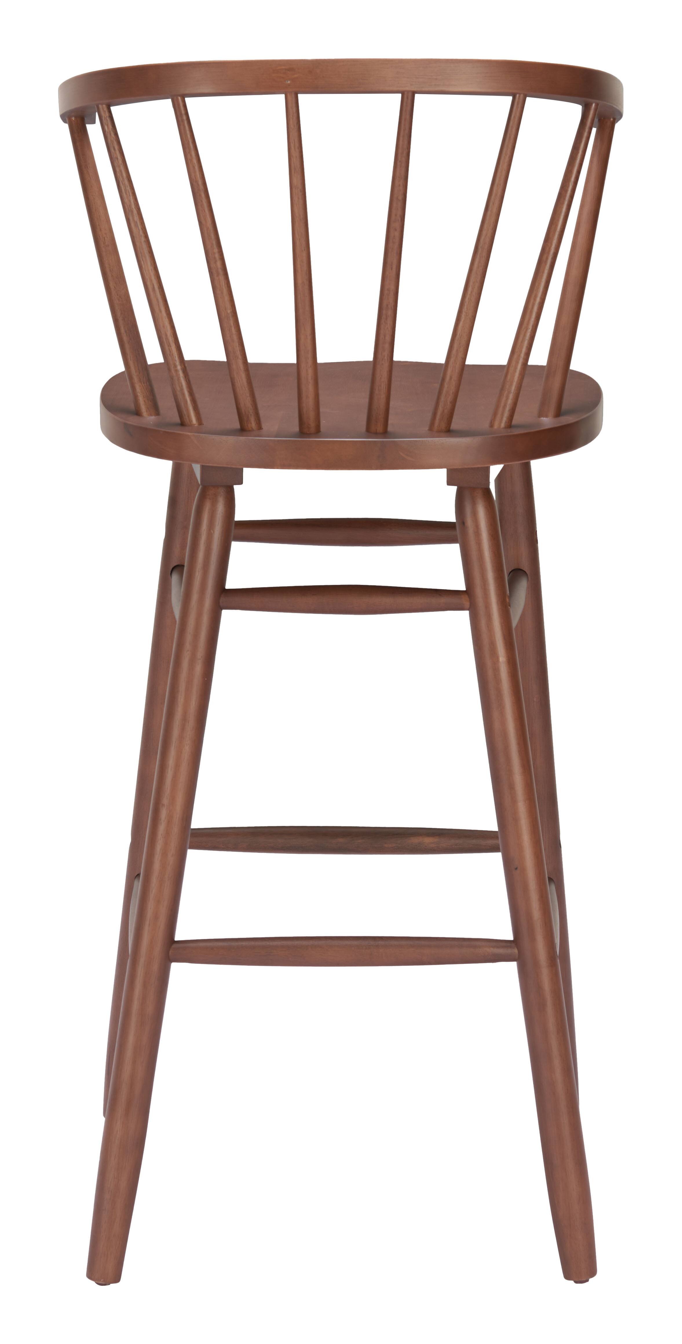 Alt View 2. Hivvago - Stenger Barstool (Set of 2) Walnut - Walnut.