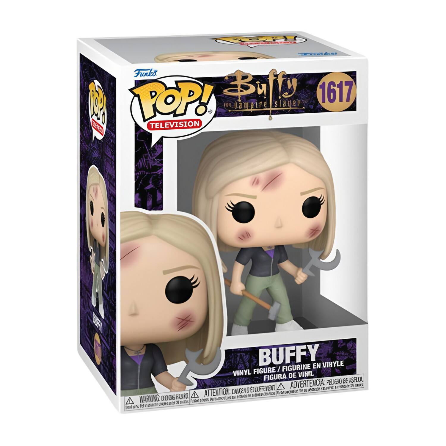 Frukes POP! Buffy 1617 Z40 TELEVISION 186 BUFFY EN VINYLE FIGURE / FIGURINE VINYL DE VINIL FIGURA DE ASFLLA ADVERTENCIA: PELIGRO DE CASIGUA
