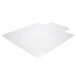 Floortex - Vinyl Rectangular Chair Mat for Carpets up to 1/4" - 48" x 118" - Clear