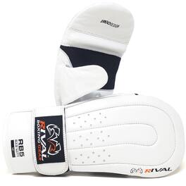 RIVAL - Boxing RB5 Hook and Loop Bag Glove Mitts - Medium - White