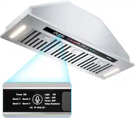 Chery Life - 36 inches - Convertible - Range Hood Insert - Silver