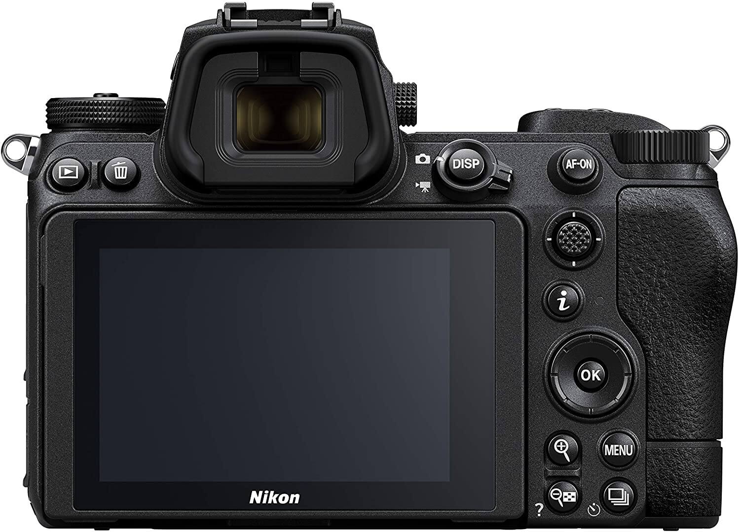 DISP AF-ON Z OK "1 + MENU Nikon