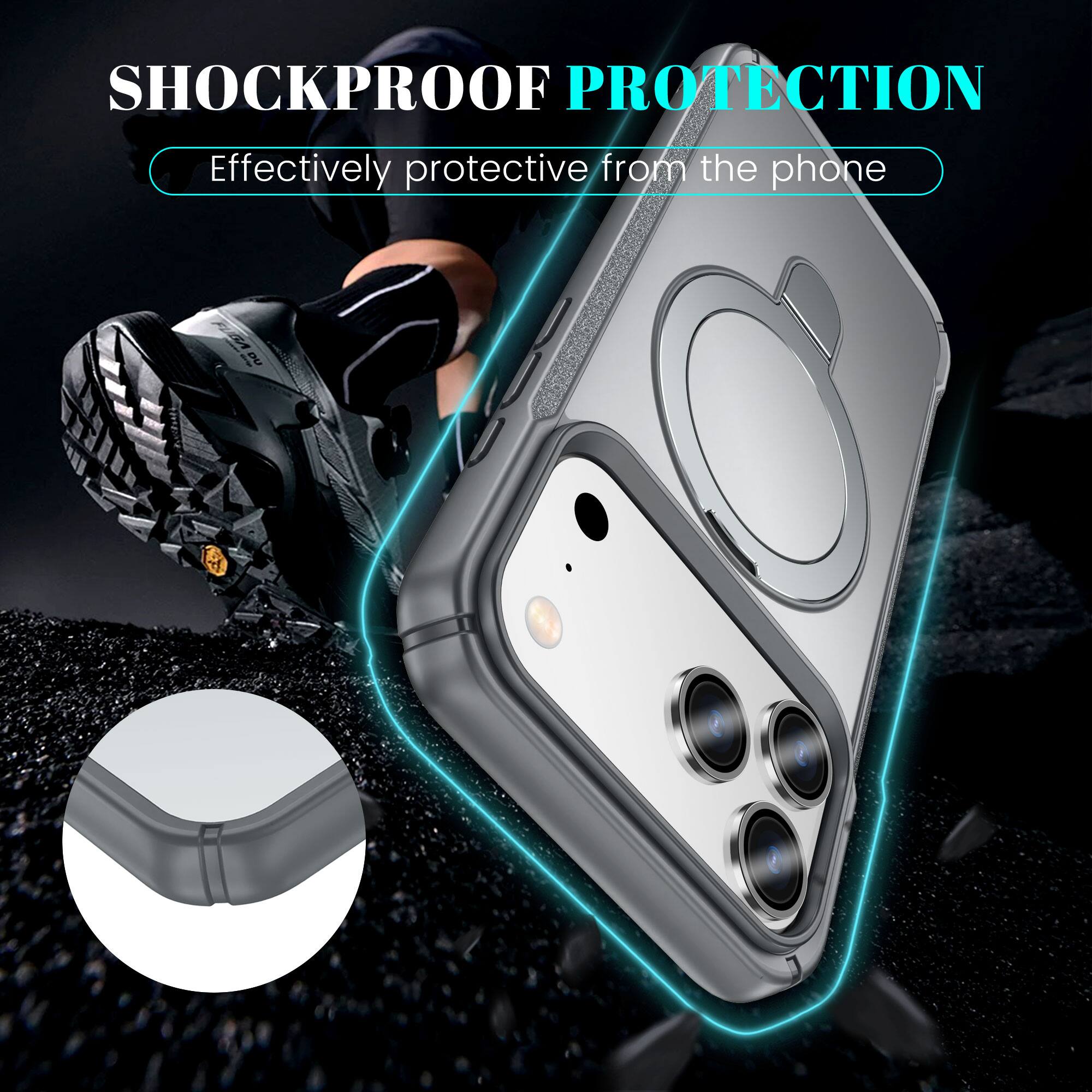SHOCKPROOF PROTECTION  
Effectively protective from the phone