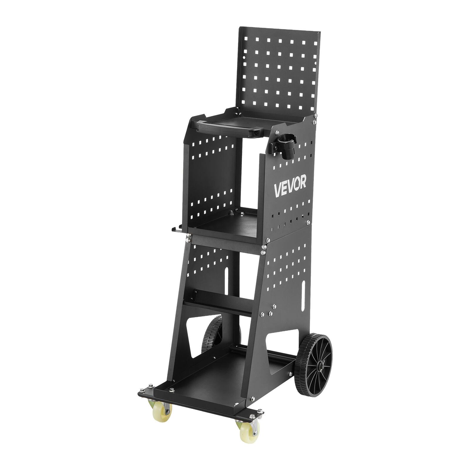 Alt View 5. VEVOR - Stud Welder Dent Repair Kit & Welding Cart, 3KW Spot Welder with 2 Welding Guns and 7 Modes, 110V Auto Body Spot Welding - Black.