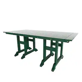 WestinTrends - Malibu 71" Outdoor Patio Dining Table - Dark Green