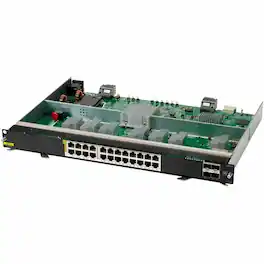HP - Aruba CX 6400 Ethernet Switch - 24 Ports - Manageable - Gigabit Ethernet, 2.5 Gigabit Ethernet, 5 Gigabit Ethernet, 10 - Black