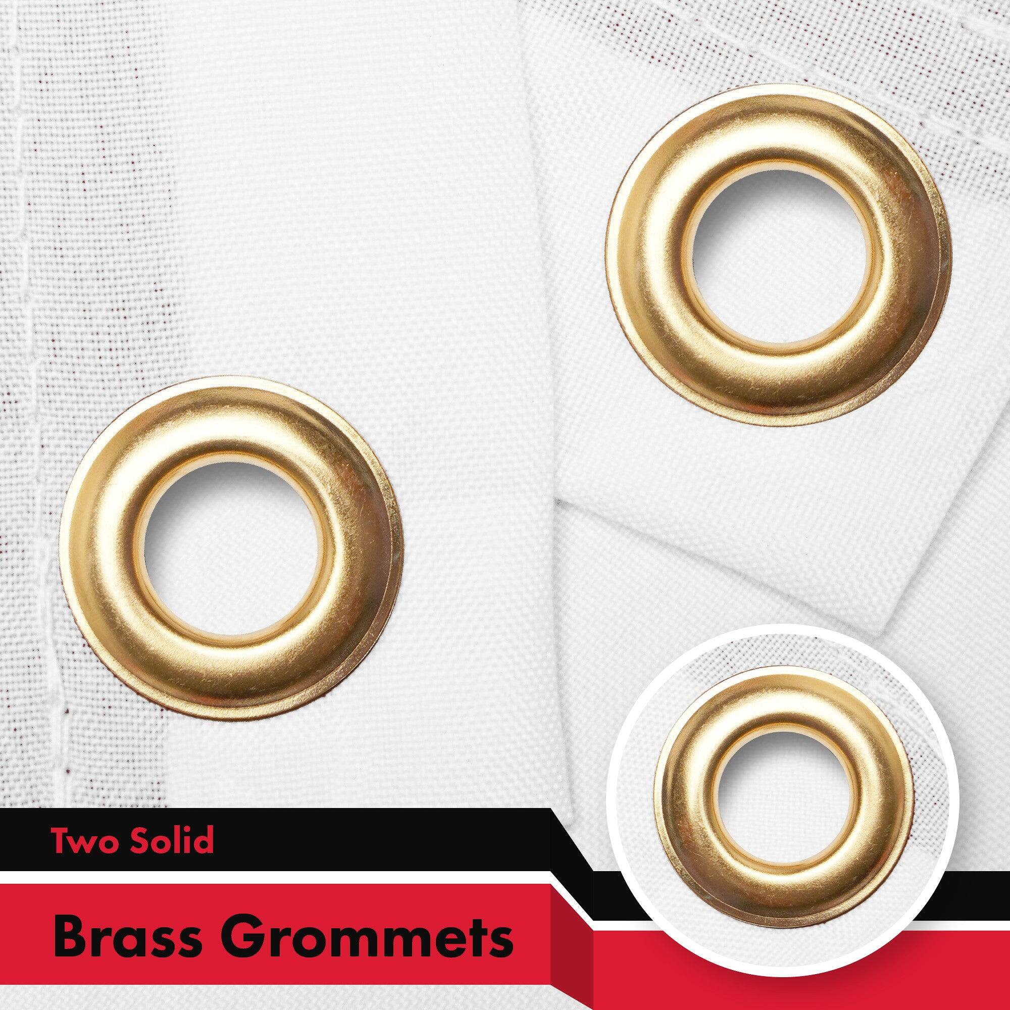 Two Solid Brass Grommets