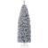 Alt View 19. Costway - 6 FT Pre-Lit Christmas Tree Hinged Slim Pencil with 250 LED Lights 475 Branch Tips - Whit/Black.