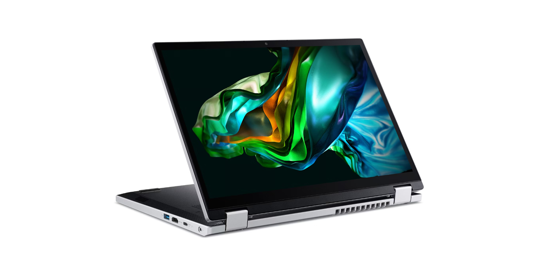 Back. Acer - Aspire 3 - 14" Touchscreen Laptop Intel Core i3-N305 1.8GHz 8GB RAM 128GB SSD Windows 11 Home - Pure Silver.