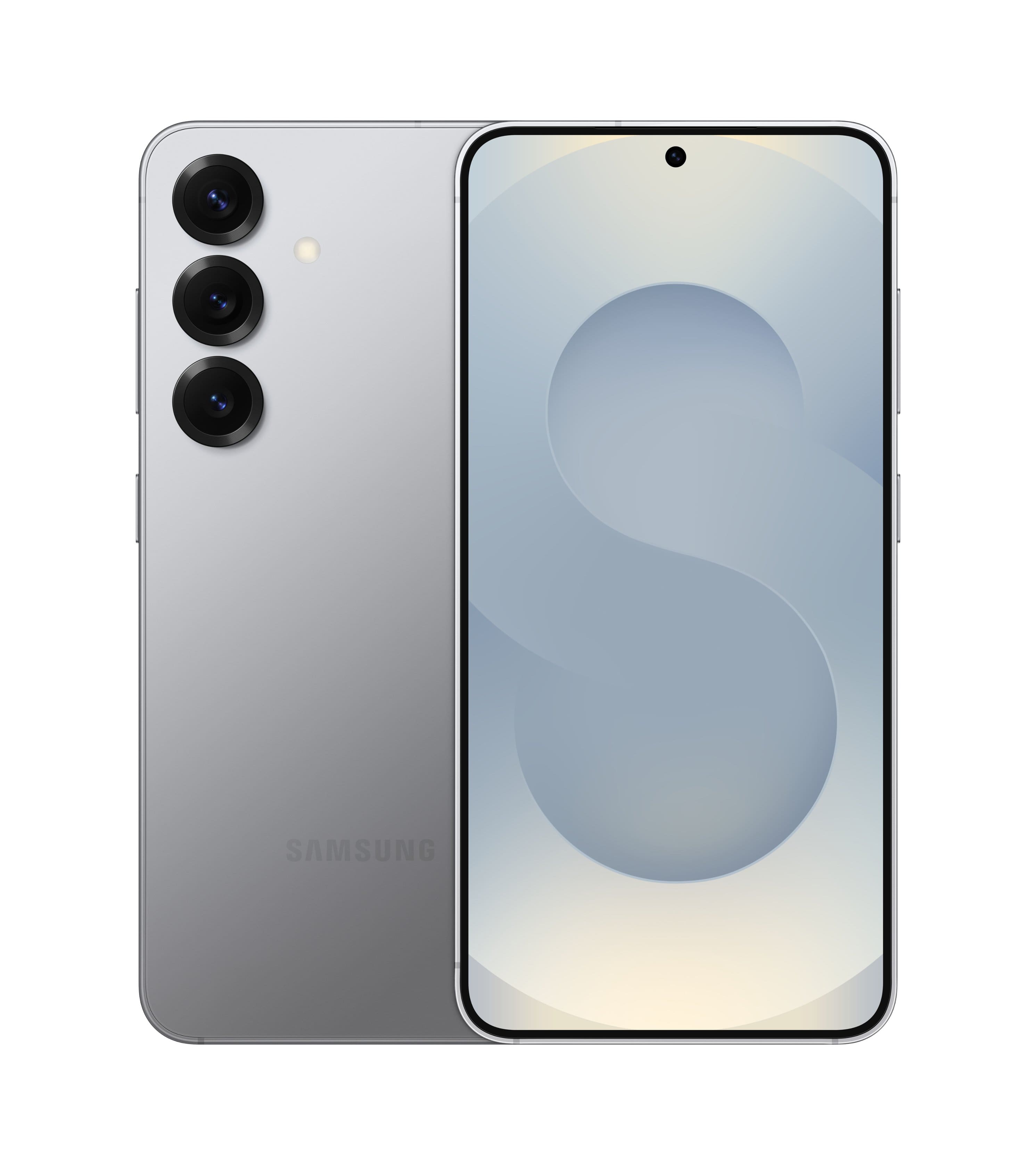 Samsung - Galaxy S25 128GB - Silver Shadow (AT&T) - Front_Zoom