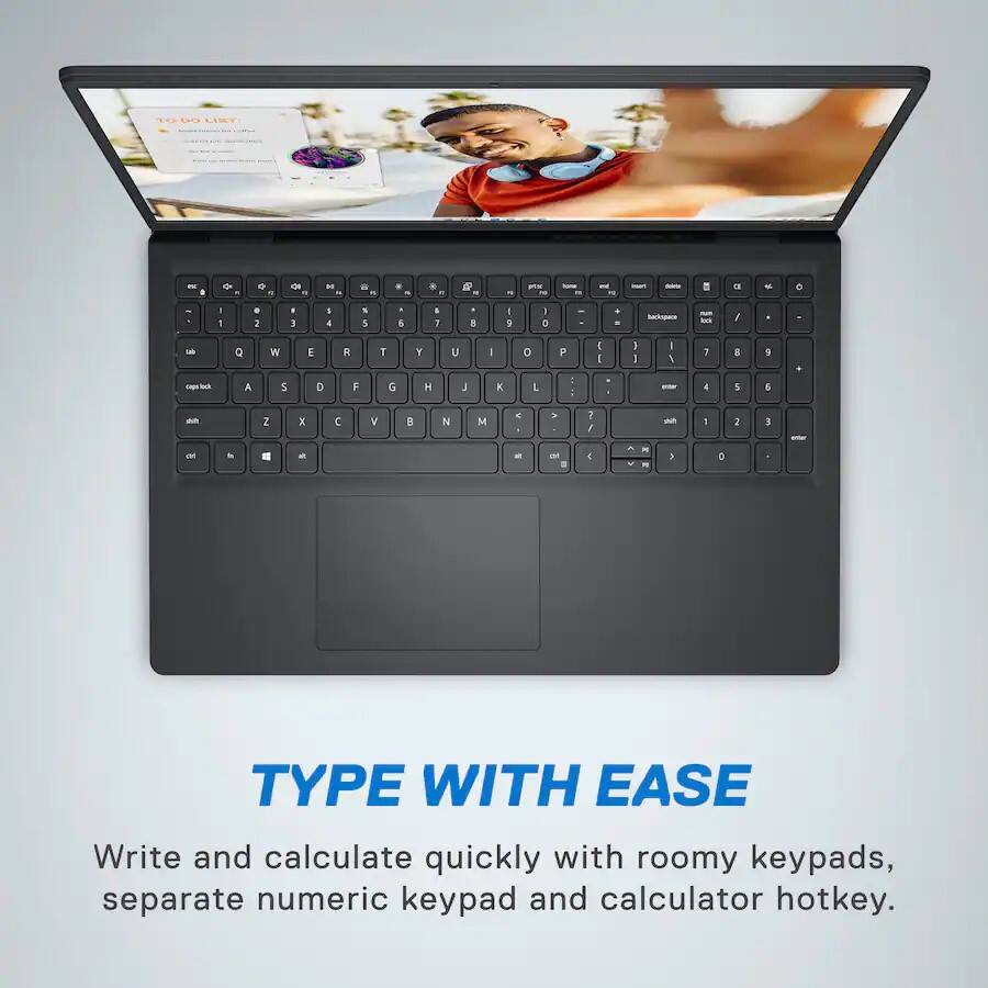 TYPE WITH EASE

Write and calculate quickly with roomy keypads, separate numeric keypad and calculator hotkey.