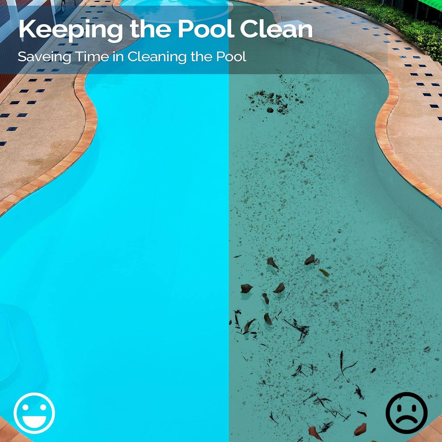 Keeping the Pool Clean  
Saving Time in Cleaning the Pool