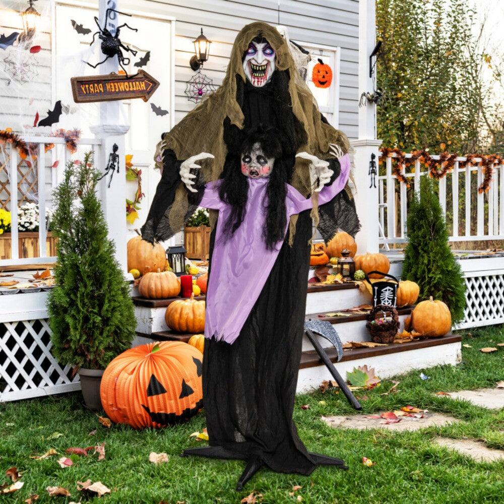 Alt View 3. Boyel Living - LED Light Up Moving Vampire Halloween Decoration for Outdoor Yard - Multicolor.