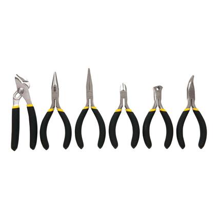 Front. Stanley - Stanley 6 pc Steel Bi-Material Mini Pliers Set.
