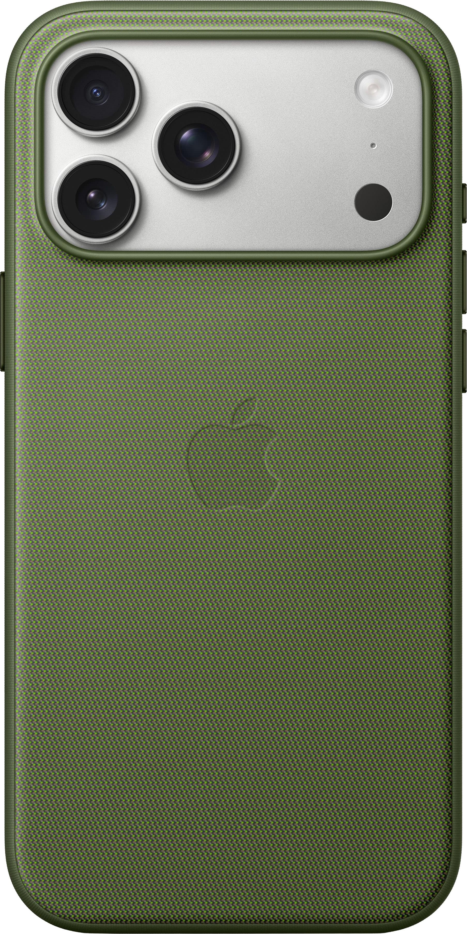 Alt View 1. Apple - iPhone 17 Pro Max TechWoven Case with MagSafe - Green.