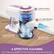 5 Cyclone system Separate large parti des
1 Air outlet filtration Separate Fine Particles
2 H12 HEPA filter Block 0.1 micron dust
3 Multiconical filter Enhance filtering effect
4 Metal filter screen Block hair Dust
A EFFECTIVE CLEANING Can Captures 99.99% of Fine Particles As Small As 0.1um