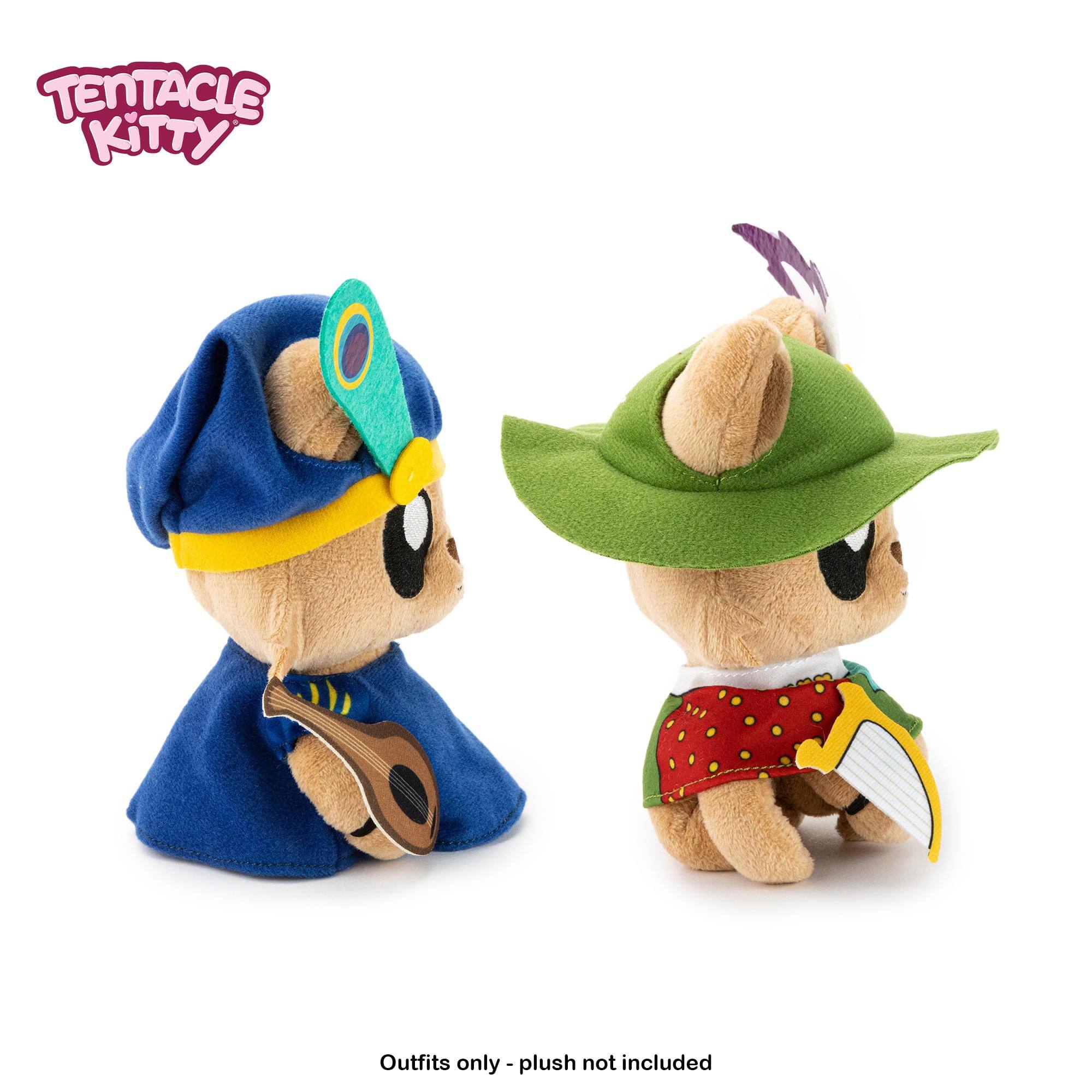 TENTACLE KITTY Outfits only - plush not included