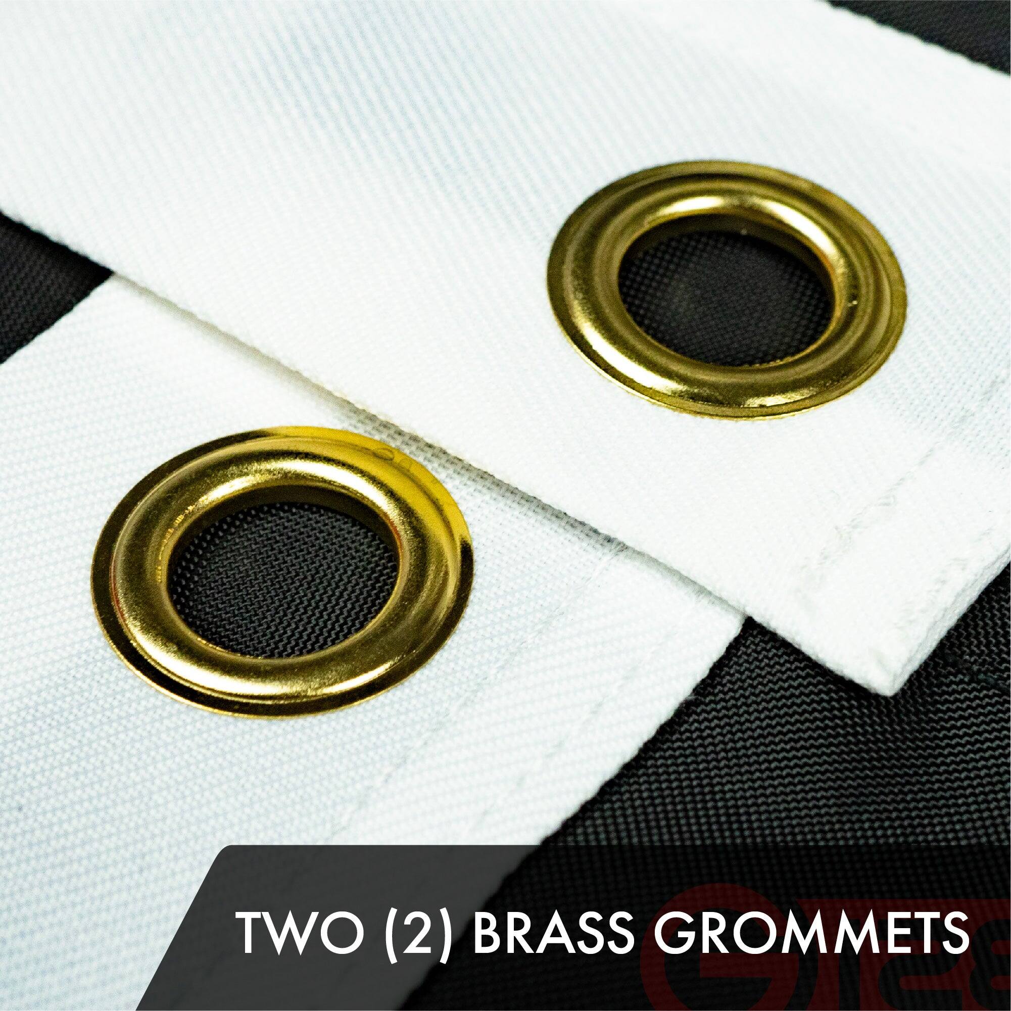 TWO (2) BRASS GROMMETS
