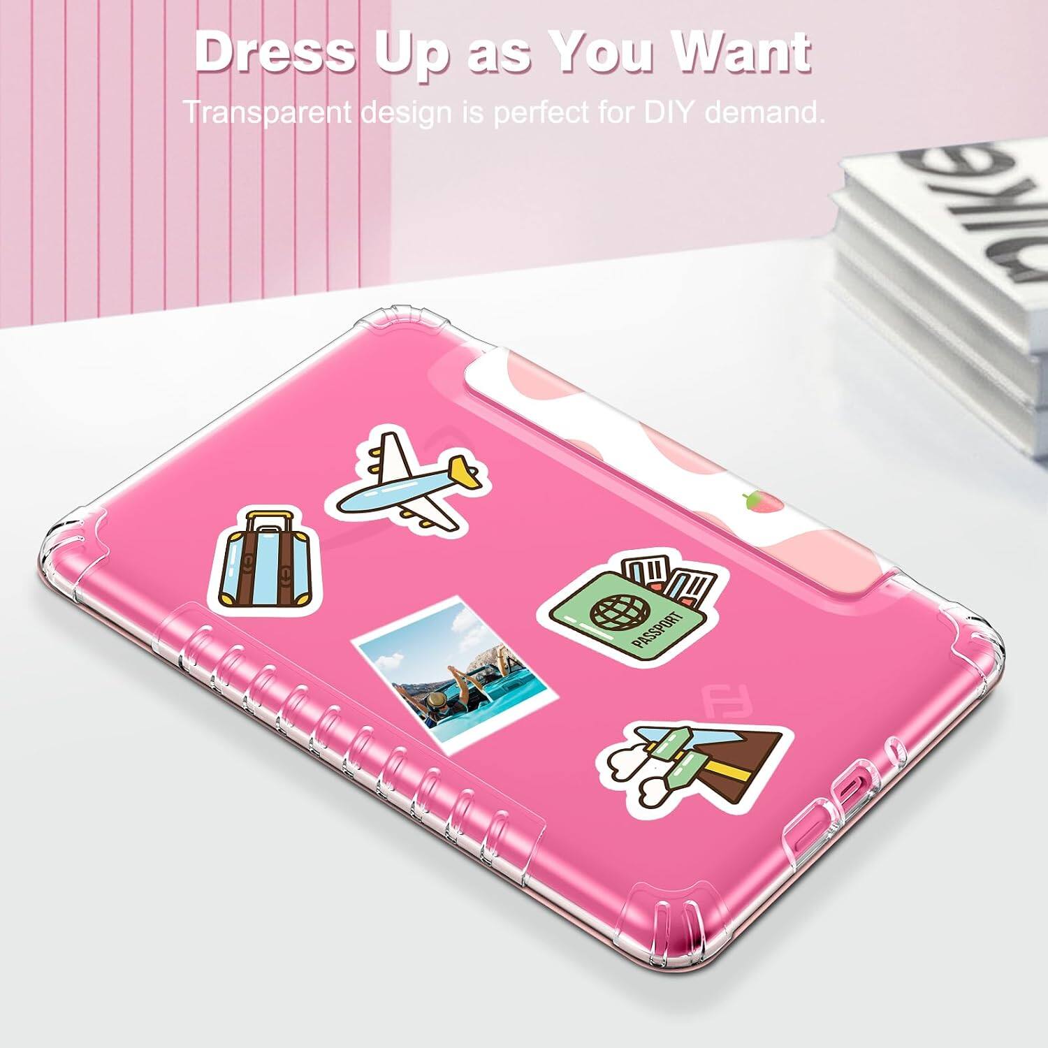 Dress Up as You Want  
Transparent design is perfect for DIY demand.