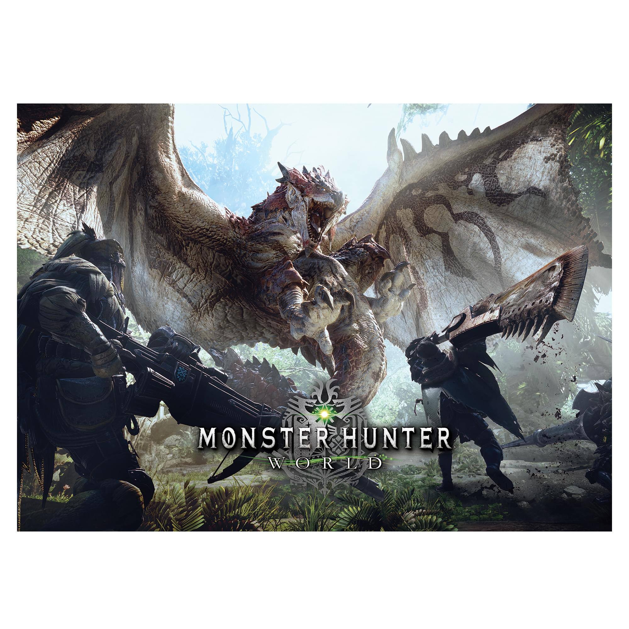 Toynk - Monster Hunter Collage 1000 Piece Jigsaw Puzzle - Multi-Color