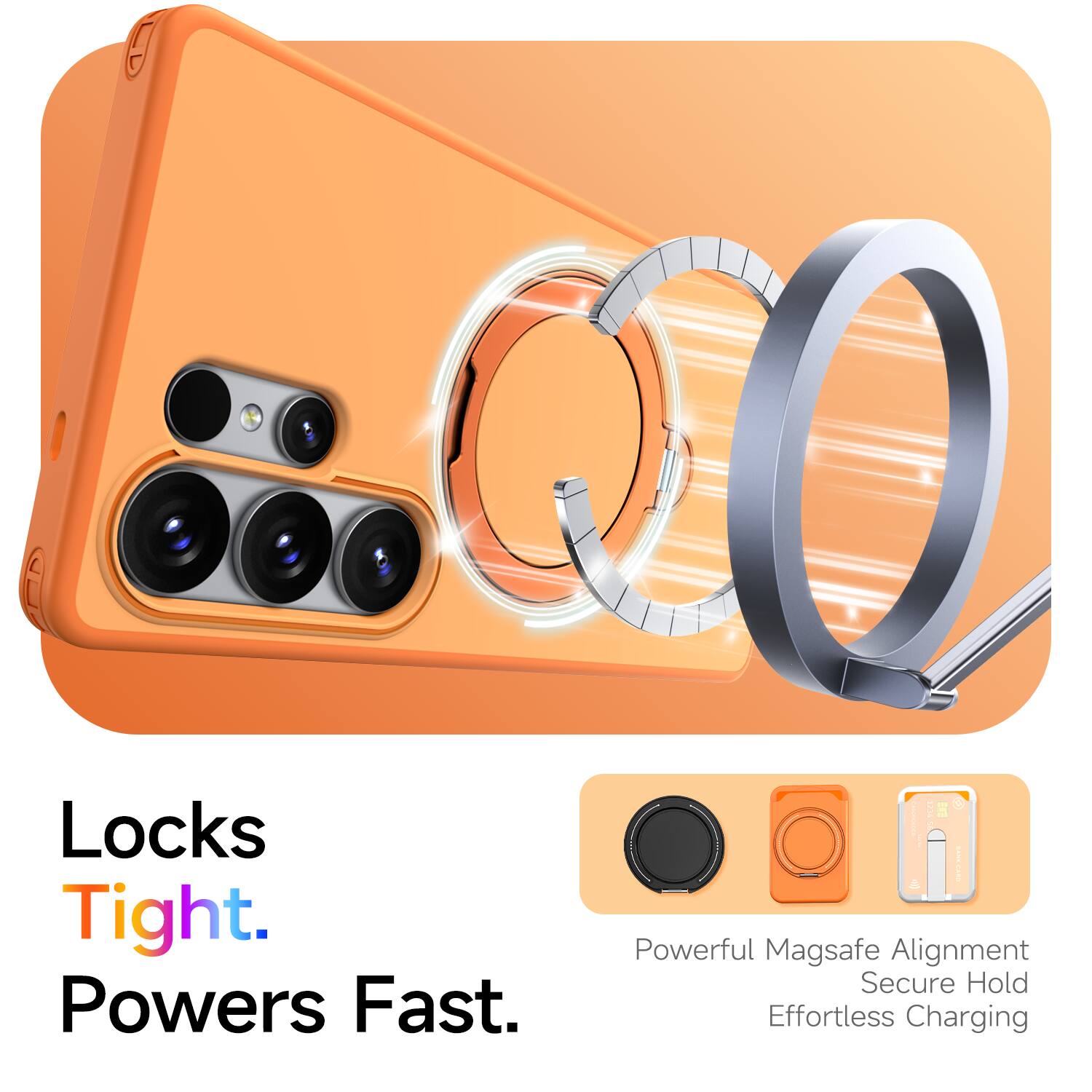 Locks Tight. Powers Fast.  
Powerful MagSafe Alignment  
Secure Hold  
Effortless Charging