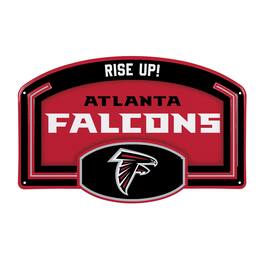 Evergreen Enterprises - Atlanta Falcons 11" x 17" Embossed USA Steel Buckle Wall Sign - Multicolor