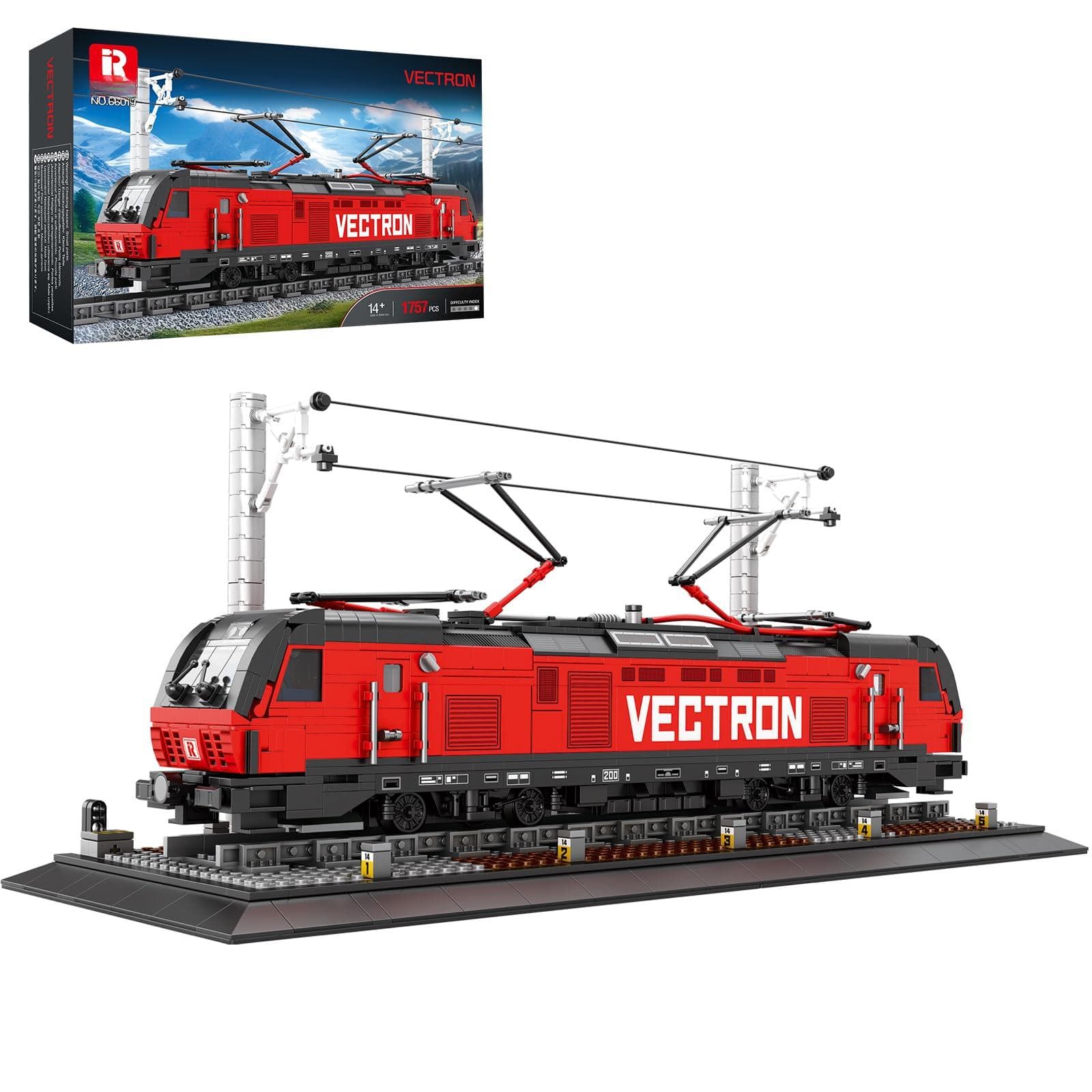 EZTW1 - Building Block Kit With Base Moc City Sets Classic Vectron Electric Truck odel For Adult Car Lovers Gift Ideas - 66019