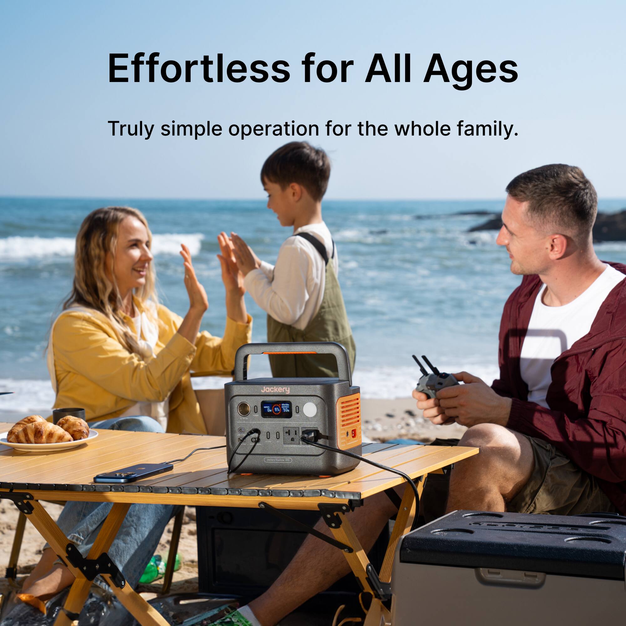 Effortless for All Ages  
Truly simple operation for the whole family.