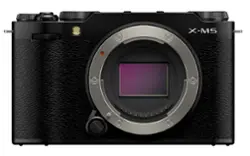 Fujifilm - X-M5 Mirrorless Camera Body - Black - Front_Zoom