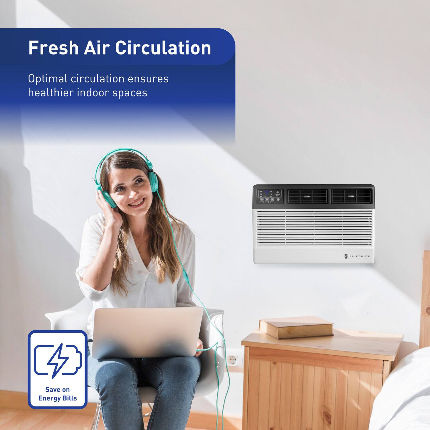 Fresh Air Circulation  
Optimal circulation ensures healthier indoor spaces  

Save on Energy Bills