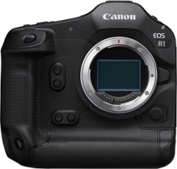 Canon - EOS R1 Mirrorless Camera (Body Only) - Black - Front_Zoom