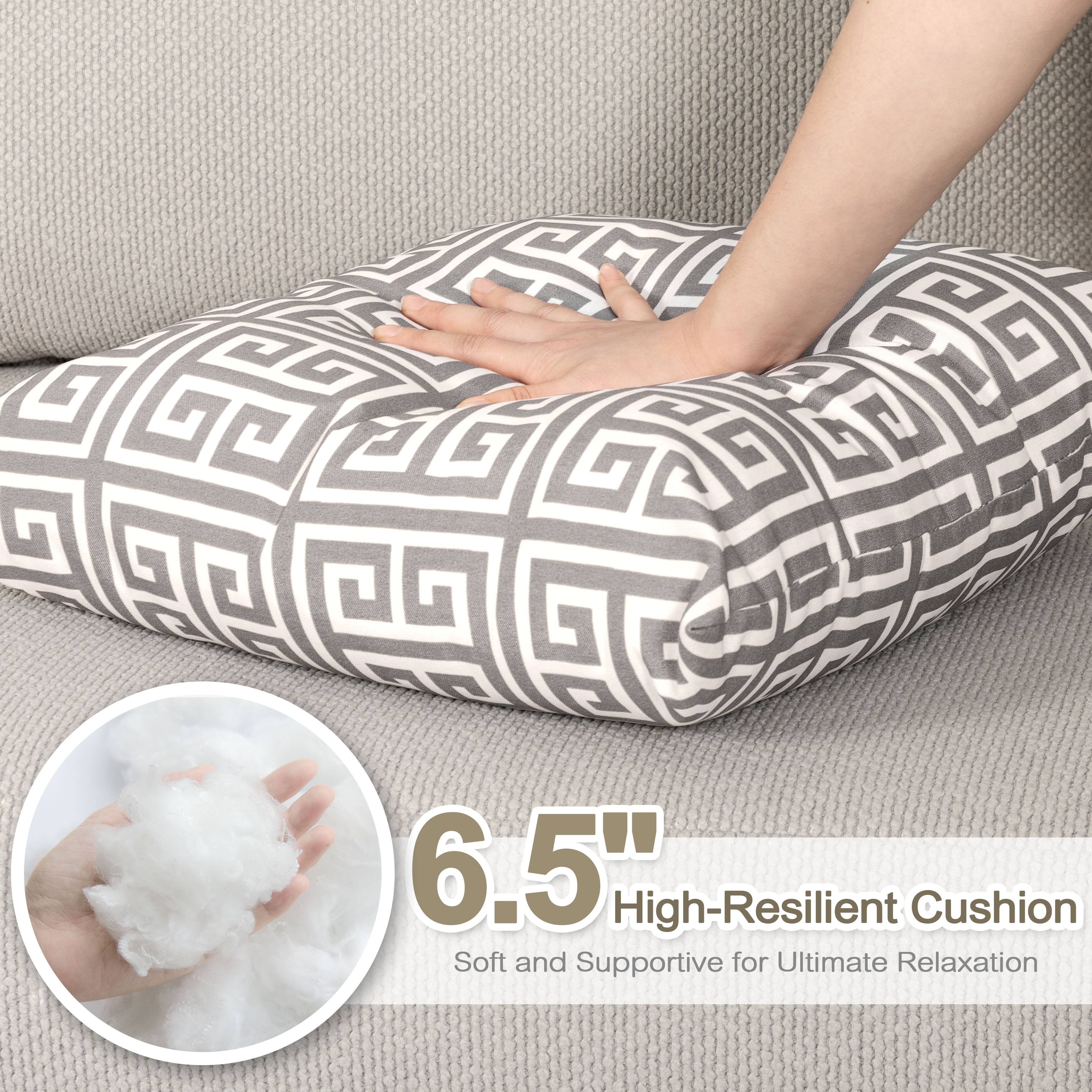 6.5" High-Resilient Cushion  
Soft and Supportive for Ultimate Relaxation