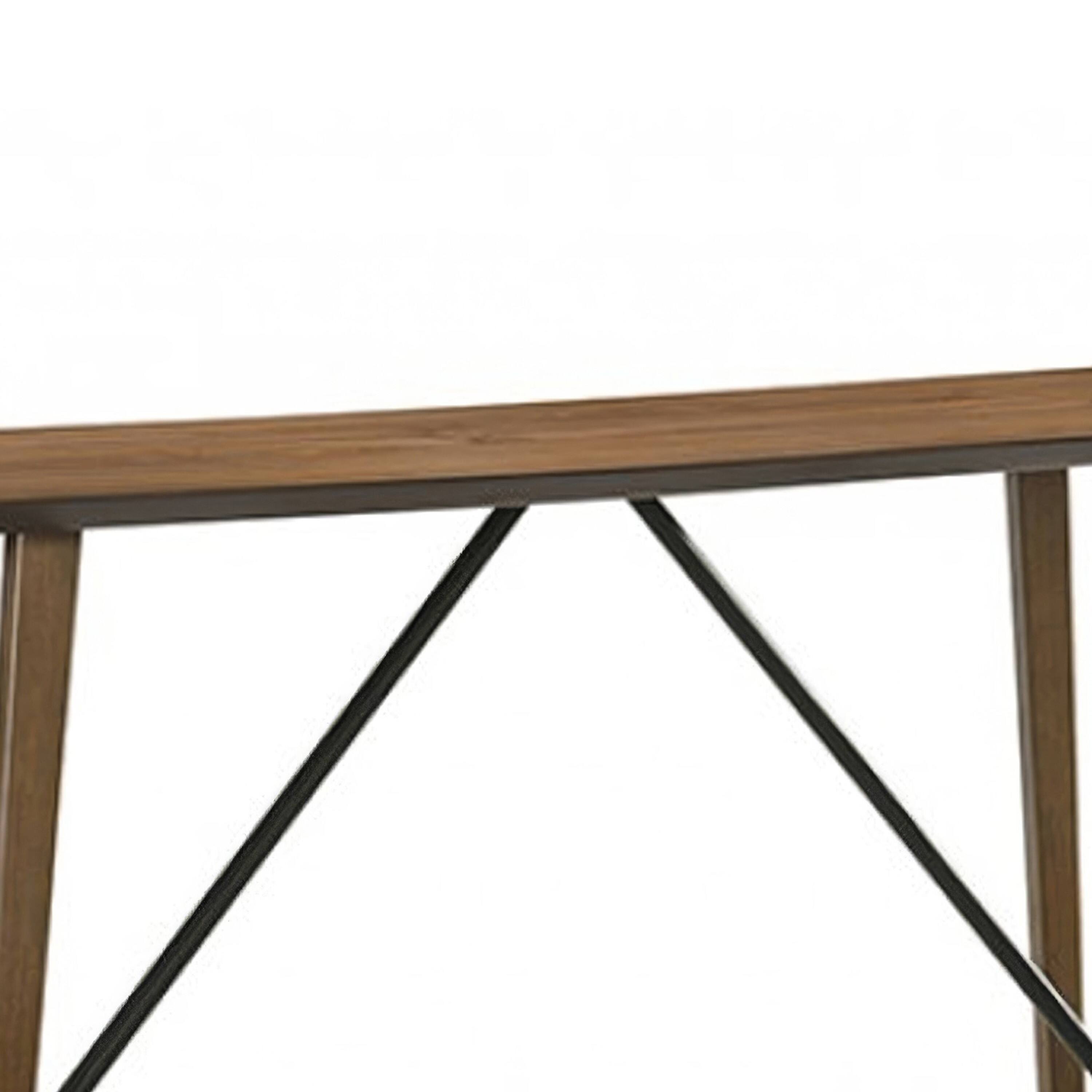 Manhattan Lane Amal Counter Height Table, Trestle Base w Cross Bar ...