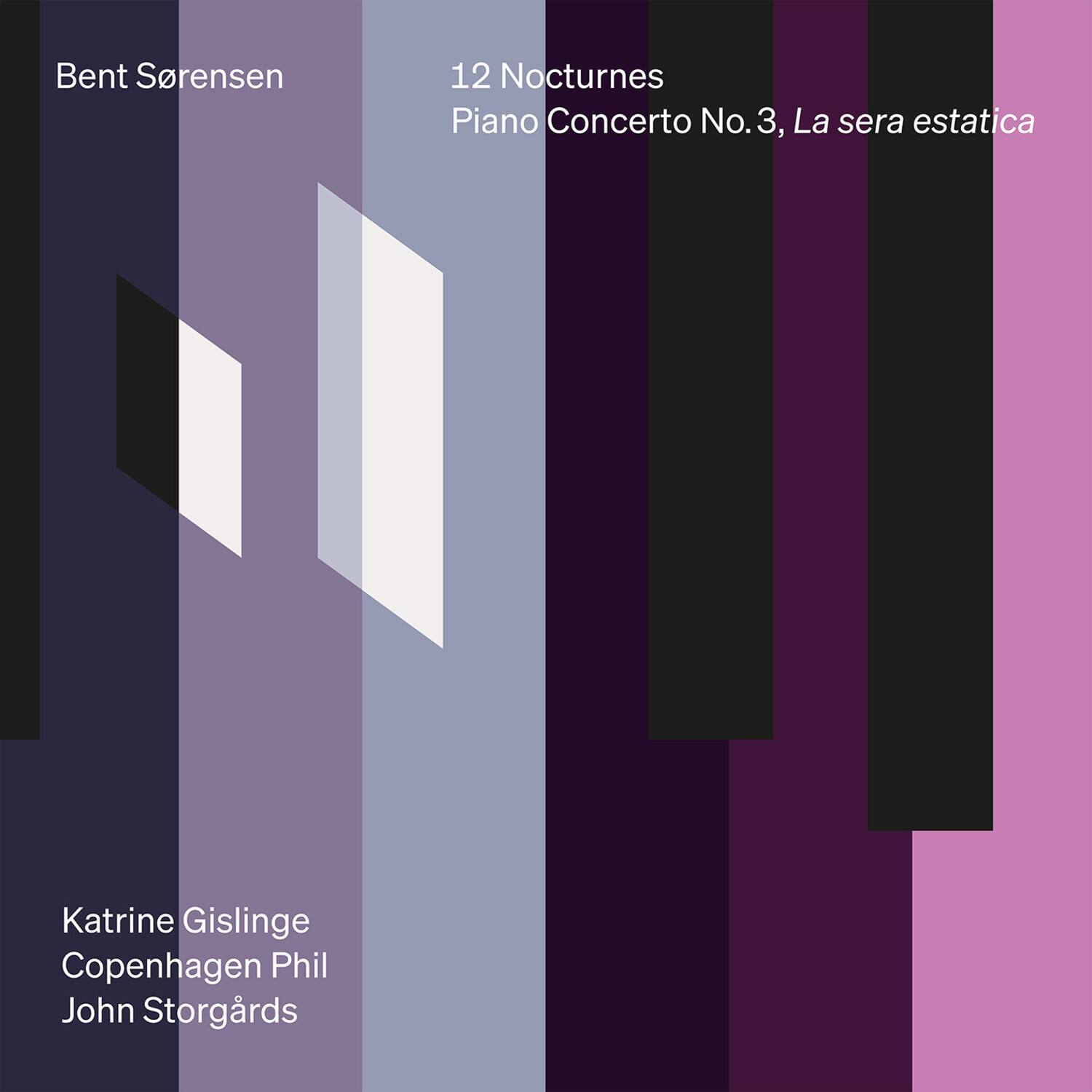 Katrine Gislinge - Bent Sorensen: 12 Nocturnes & Piano Concerto No. 3, La sera estatica   - COMPACT DISCS [CD]