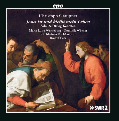 Christoph Graupner  
Jesus ist und bleibt mein Leben  
Solo- & Dialog-Kantaten  
Marie Luise Werneburg - Dominik Wörner  
Kirchheimer BachConsort  
Rudolf Lutz  

cpo  
SWR2