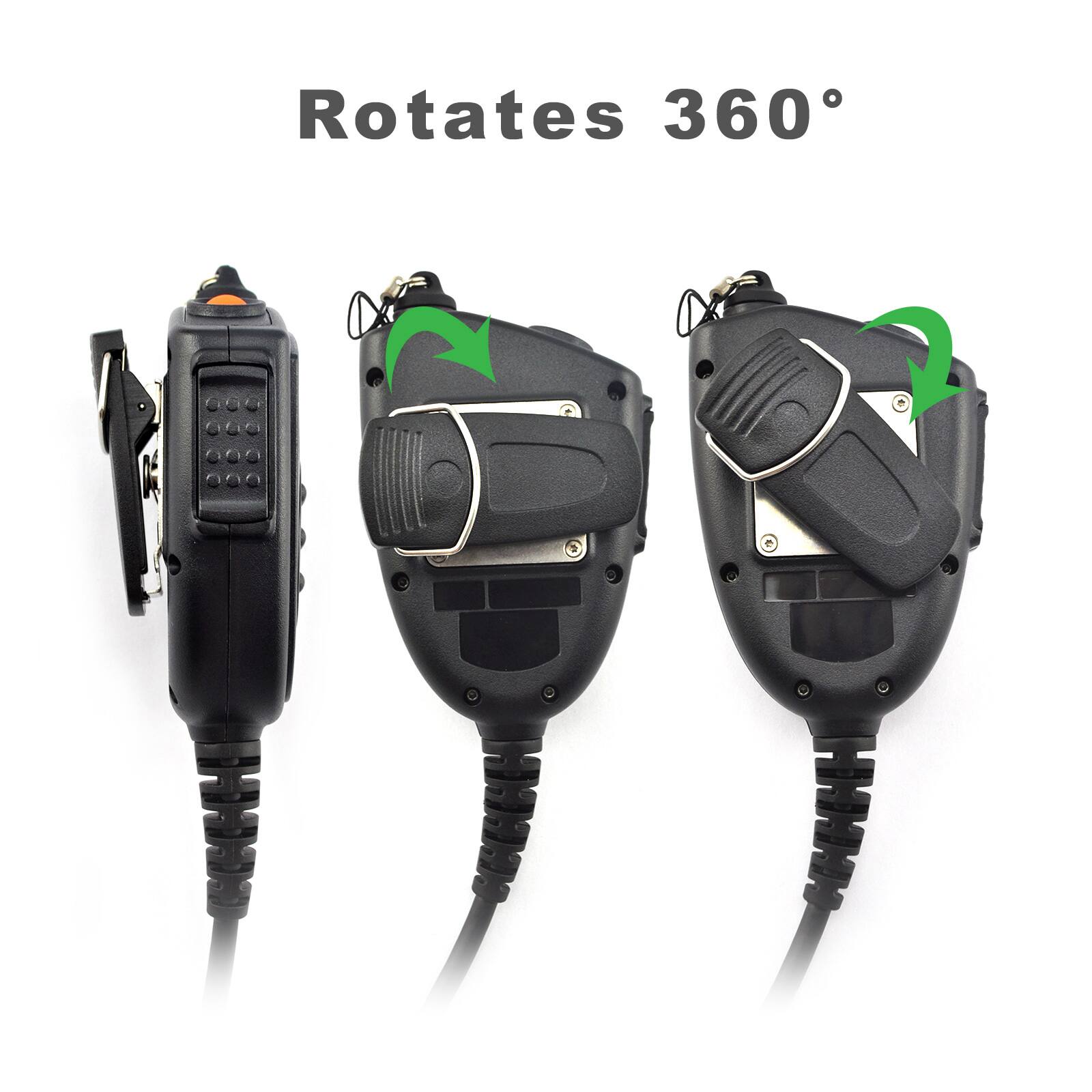 Rotates 360°