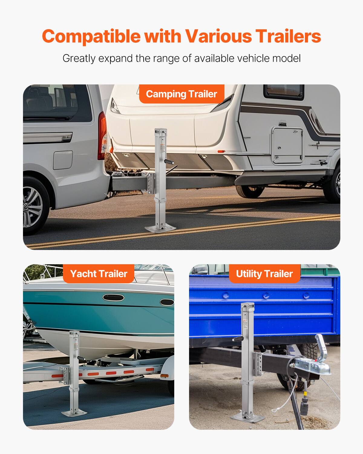 Compatible with Various Trailers  
Greatly expand the range of available vehicle model  
Camping Trailer  
Yacht Trailer  
Utility Trailer