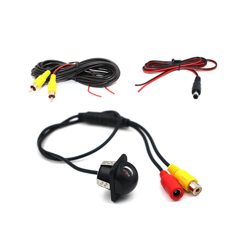 Cluzine - HD Flush Mount Car Backup Camera, 6-Layer Glass, Night Vision, IP67 Waterproof