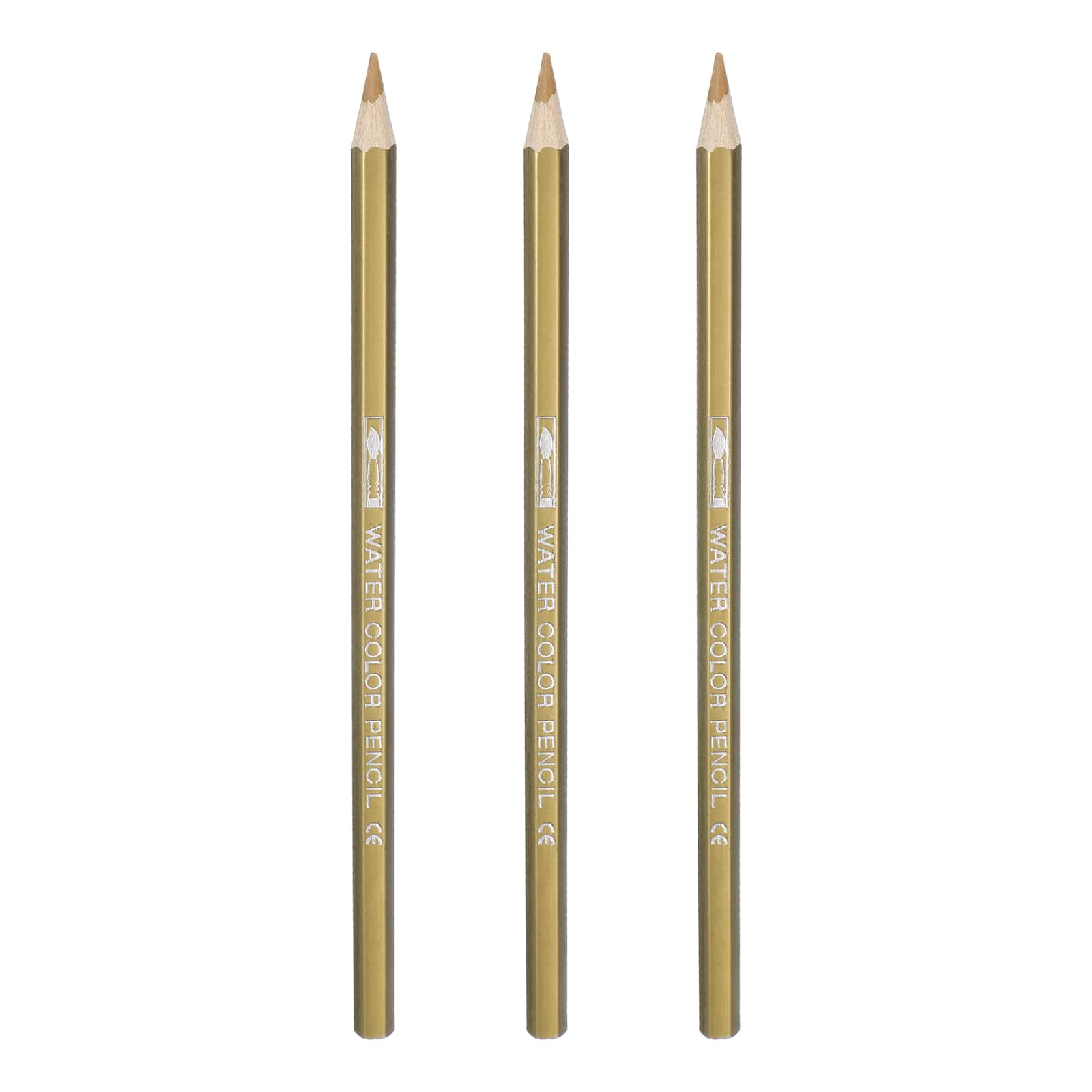 Unique Bargains - Watercolor Pencils, Color Pencil Set for Adult Coloring, Blending, 3pcs - Gold price history on PriceWatchPro
