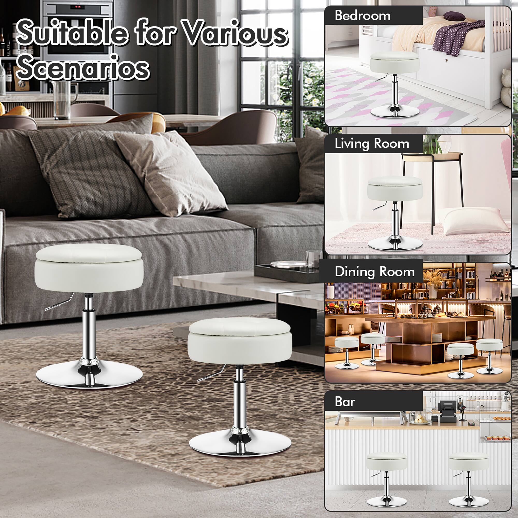 Suitable for Various Scenarios

- Bedroom
- Living Room
- Dining Room
- Bar