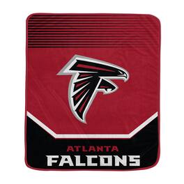 Pegasus - Atlanta Falcons 50- x 60- Half Tone Lines Tab Blanket - Multicolor