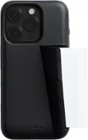 Bellroy - iPhone 15 Pro Leather Phone Case - 3 Card - Black - Front_Zoom