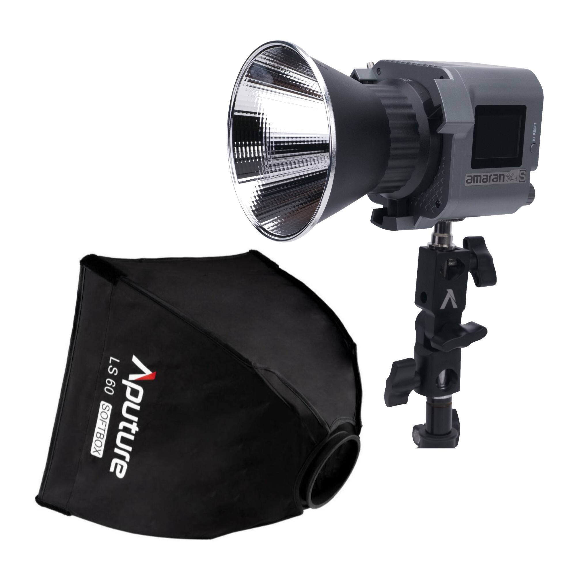 Aputure LS 60 SOFTBOX  
Amaran 80 S
