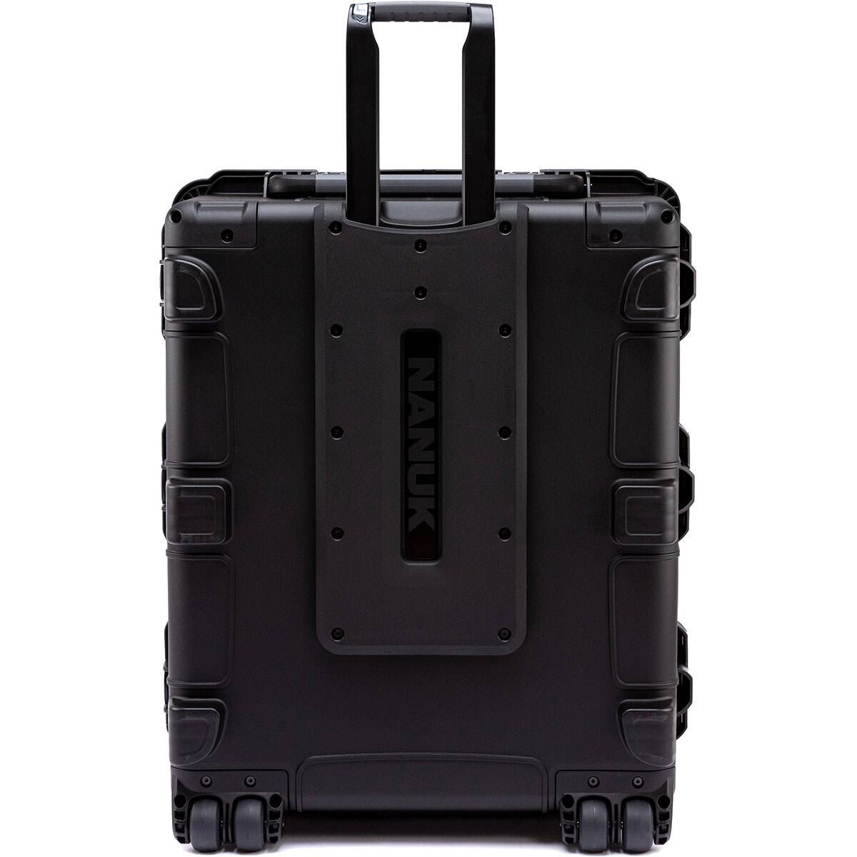 Alt View 3. NANUK - Nanuk 976 Wheeled Waterproof Standard Hard Case, Black - Orange.