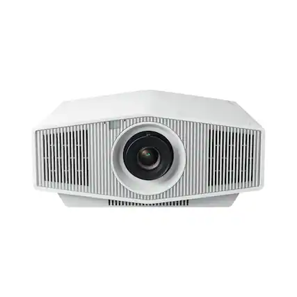 Front. Sony - BRAVIA Projector 7 4K HDR Laser Home Theater Projector with Native 4K SXRD Panel - White.