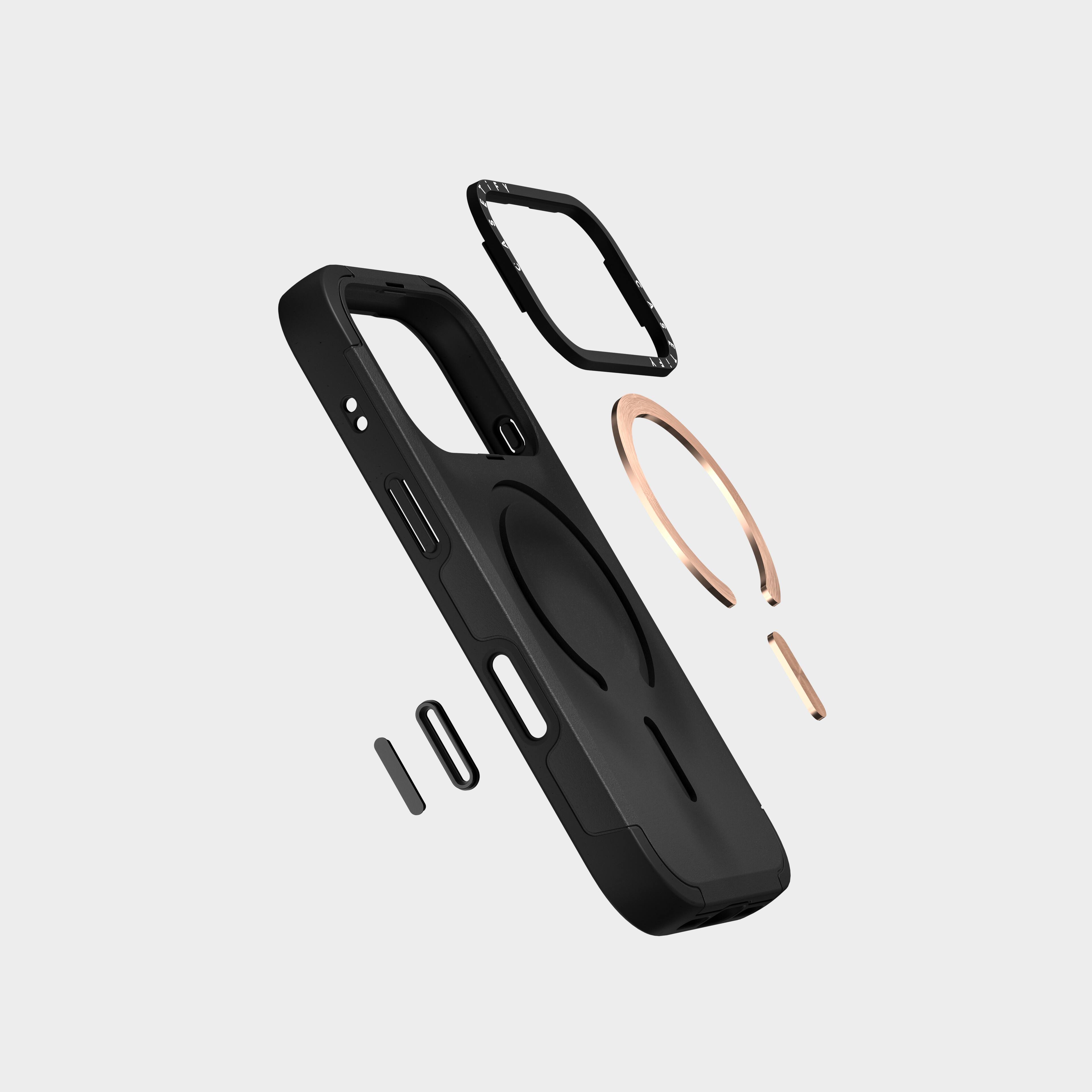 Alt View 3. CASETiFY - Force Case MagSafe Compatible for Apple iPhone 18 Pro Max and 17 Pro Max Devices - Forest.