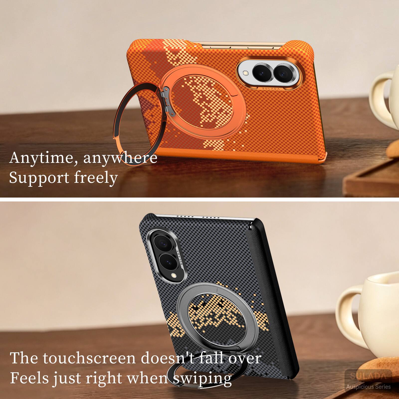 SULADA

Anytime, anywhere Support freely

The touchscreen doesn't fall over Feels just right when swiping

SULADA Auspicious Series